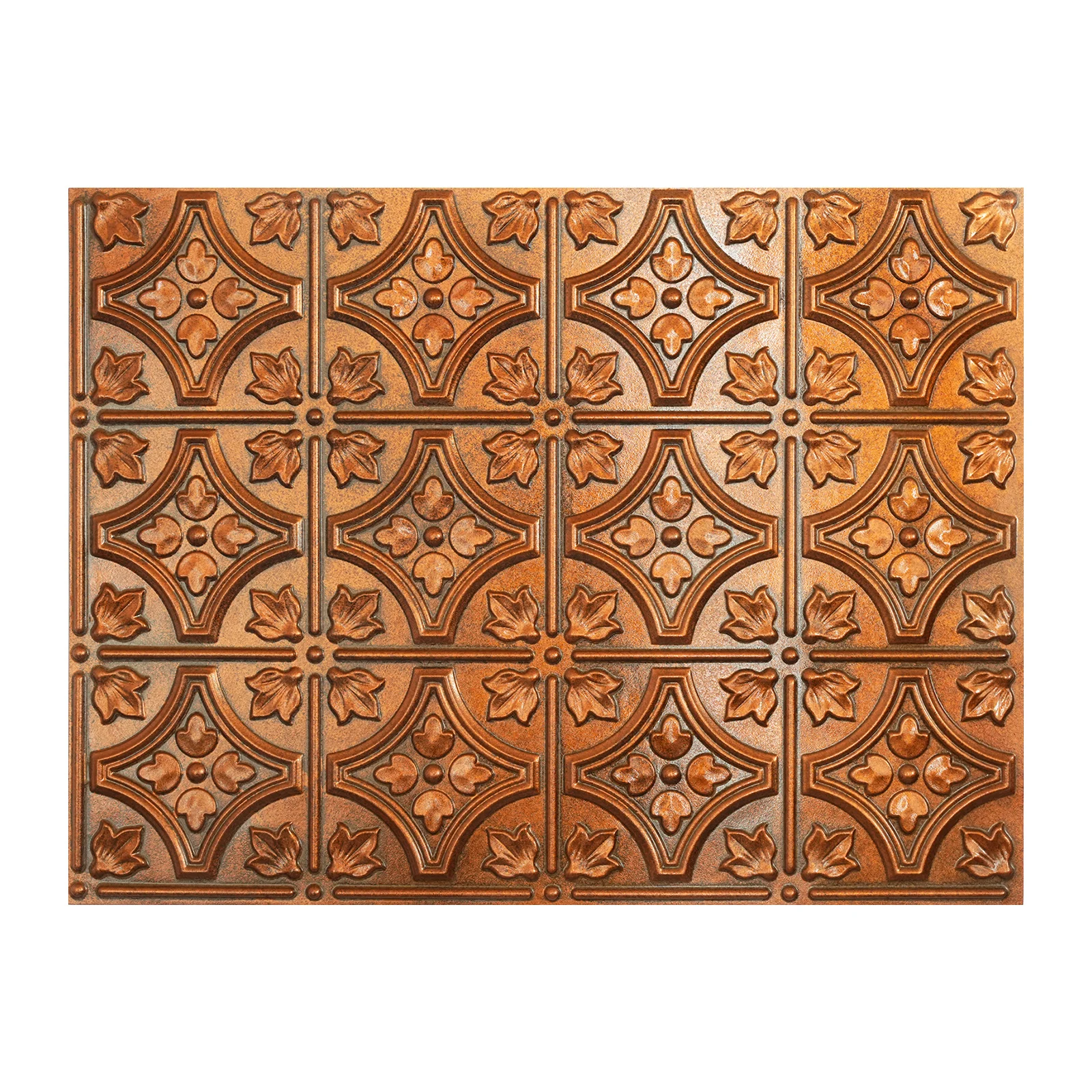 Decorative ceiling panels Emboss interior wall panel Vintage Pattern Tin ceiling Tiles PLB10 Archaic copper
