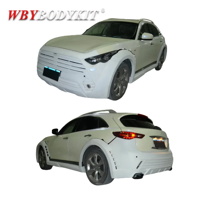 Modified Front Bumper,Rear Bumper Skirt,Wide Body Wheel Arches,Body Kit