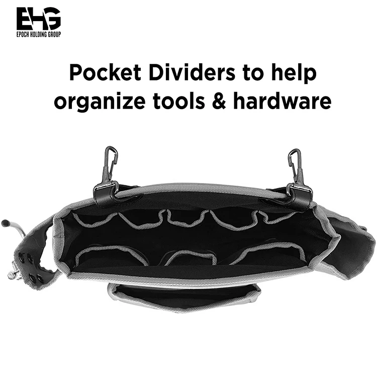Cinturón de bolsa de herramientas de cintura ajustable, juego de