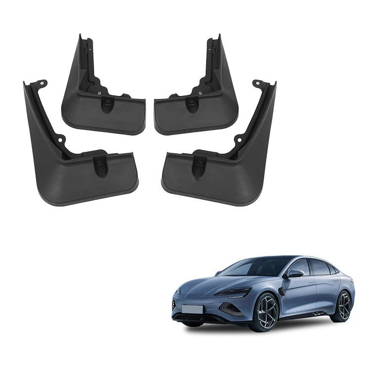 Car Exterior Accessories Mud Flaps Guard Fender Flares Splash Guards PP Plastic Front Rear Mudguard For BYD Seal Accessory