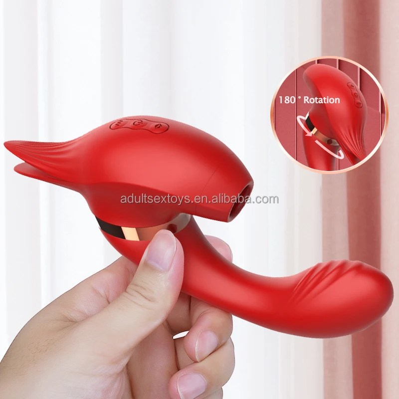 Vibrador Rotatorio Recargable USB para Estimulación Íntima Femenina con 10 Velocidades y Triple Acción
