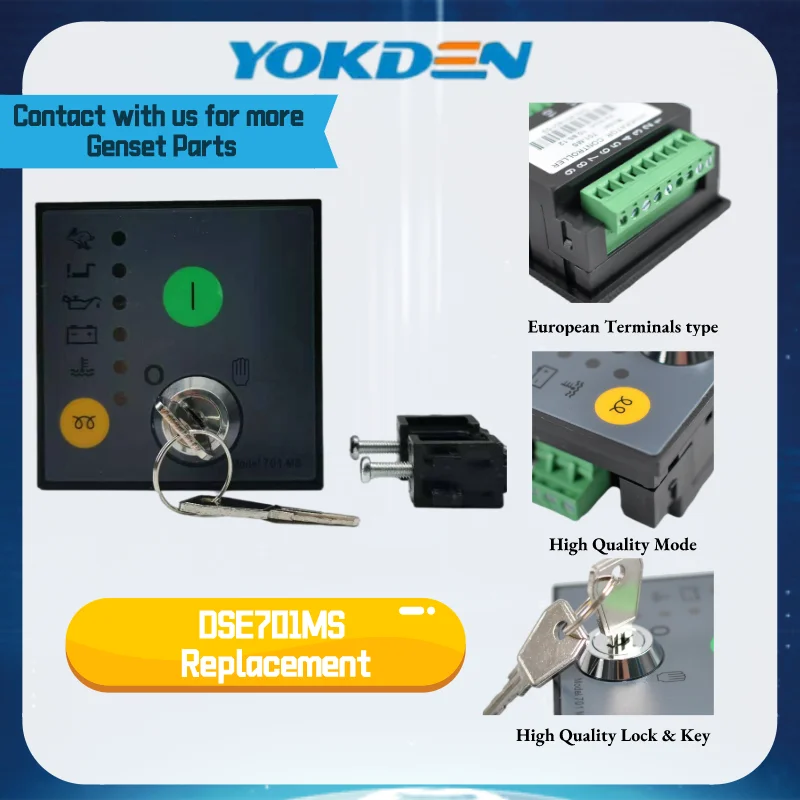 DSE701 Key Start Engine Control Module 701MS Genset Controller