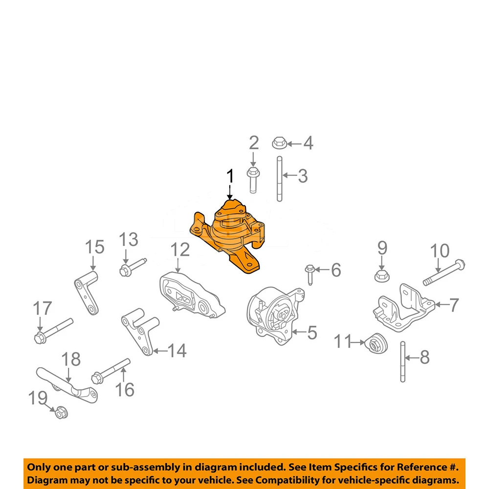 Auto Parts Engine Mounting DG1Z6038C CT436F012BA 8T4Z6038A Auto Suspen... — 3