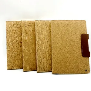 Luxury  Hardcover Notebook with Cork Wood with Magnet Closer for Business Writing Dairy and Journey Factory Sales Accept Custom