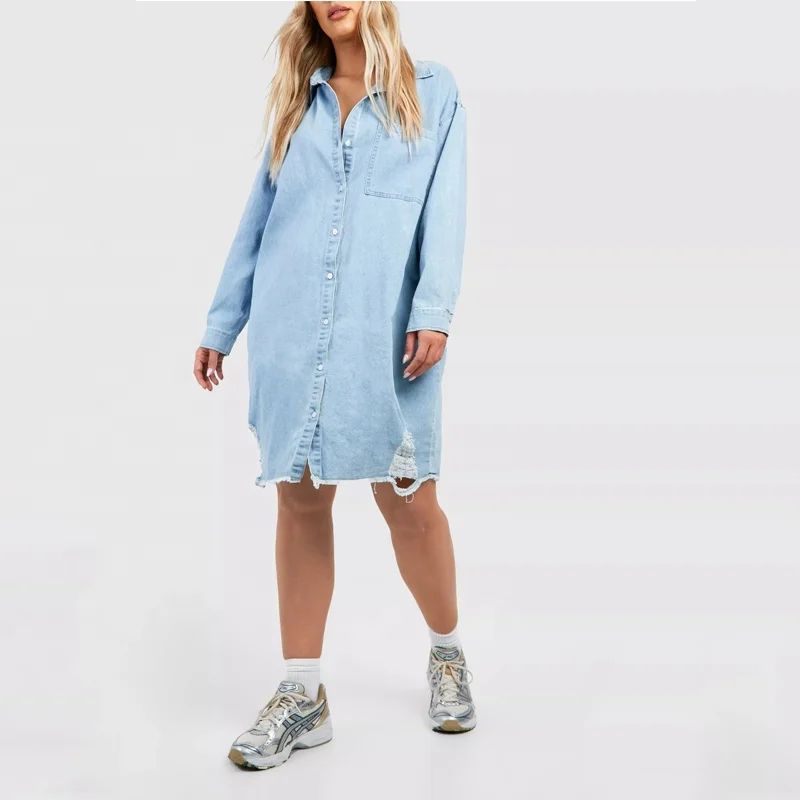 denim dress with open back Sadie Light Wash Rhinestone Ruffle Skater Mini S / Light Wash Featuring a chic boat Summer Dresses Inspired by Size:3–9 Months maternity robe