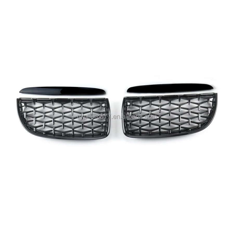product tiypeor diamond style front hood kidney grill car grille for bmw e90 e91 3 series 2005 2006 2007 2008-2