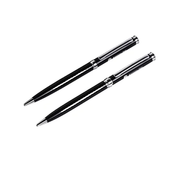 High Quality Metal Pen Hotel Logo Customized Slim Ballpoint Pens Aluminum Barrel Cooper Parts