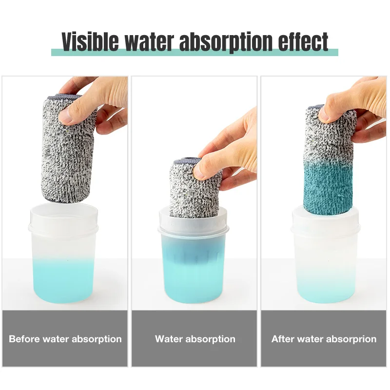 Microfiber Mop Pads With Flat Squeeze Bucket Hand-Free Floor Wash Tool Stainless Steel Pole Plastic Head for Hardwood Cleaning