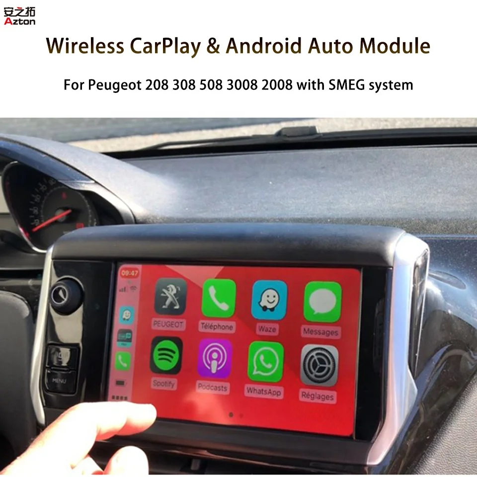Apple Carplay pour Peugeot avec système SMEG –