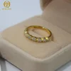 Gold/White D Color Diamond