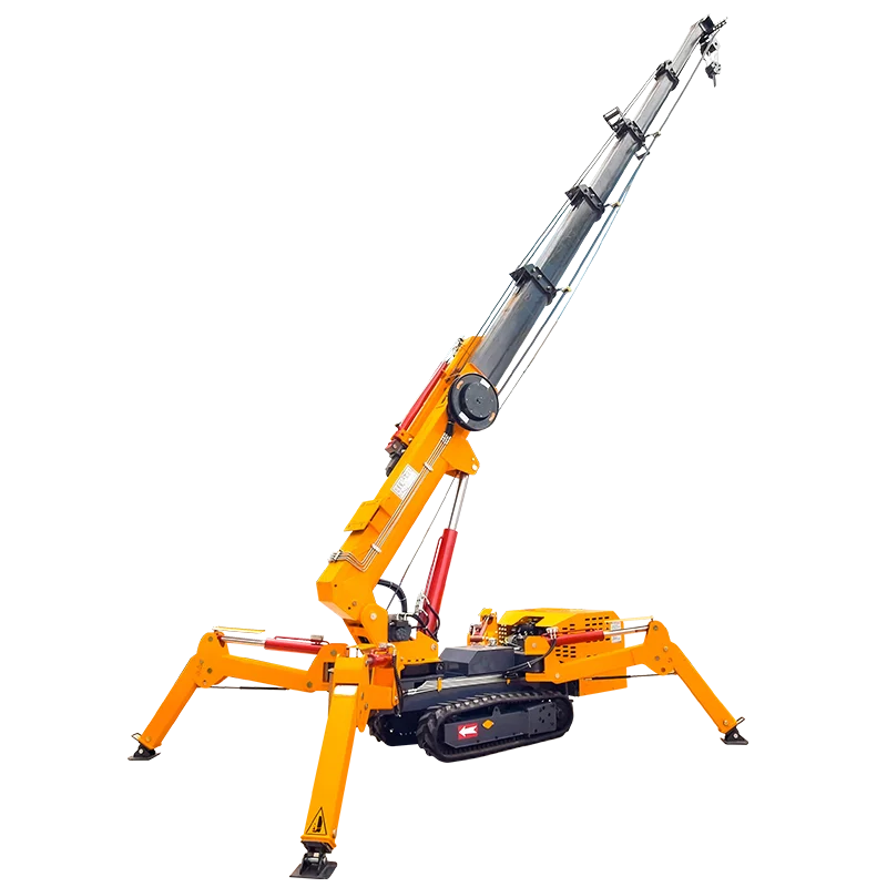 Lift Height Telescopic Boom Mobile Lifting Machine Crawler Crane