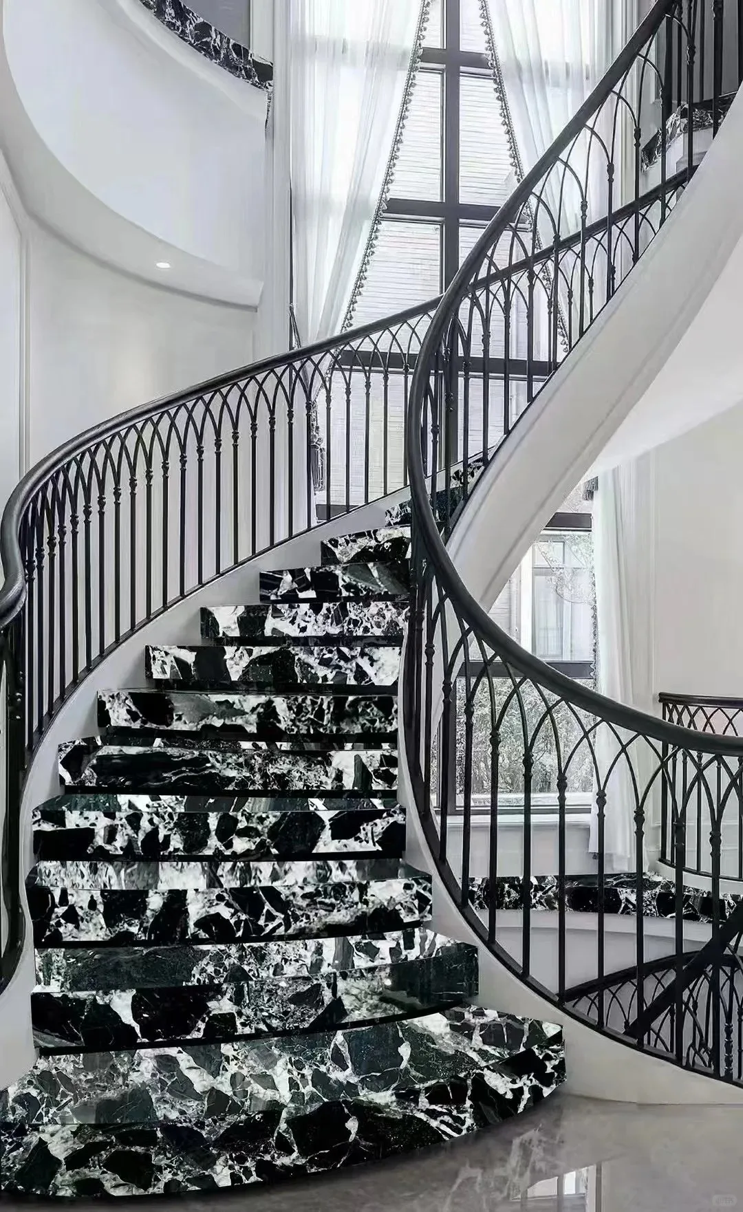 product premium modern polished natural black marble tiles for indoor kitchen countertops bathroom vanity floors-1