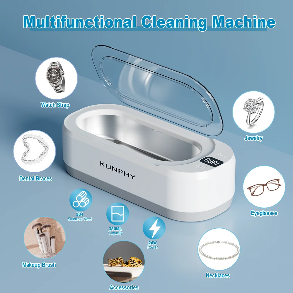 Ultrasonic Cleaner Jewelry Machine Solution Small and Retainers Liquid Basket Glasses 45khz Ultrasonic Cleaner Jewelry Cleaning