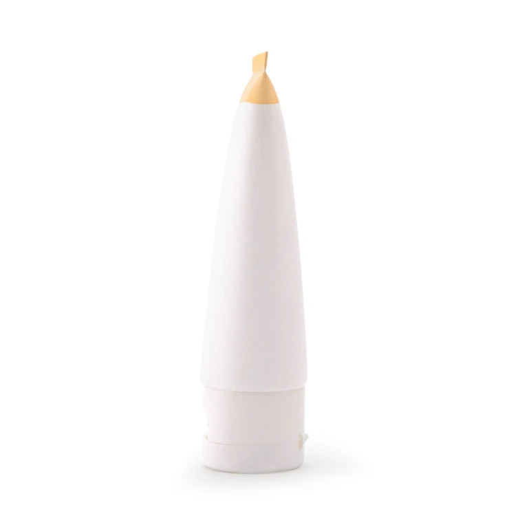 Custom 120g Shampoo Round White Package Squeeze Plastic Soft Packaging Sunscreen Cream Cosmetic Tube With Caps