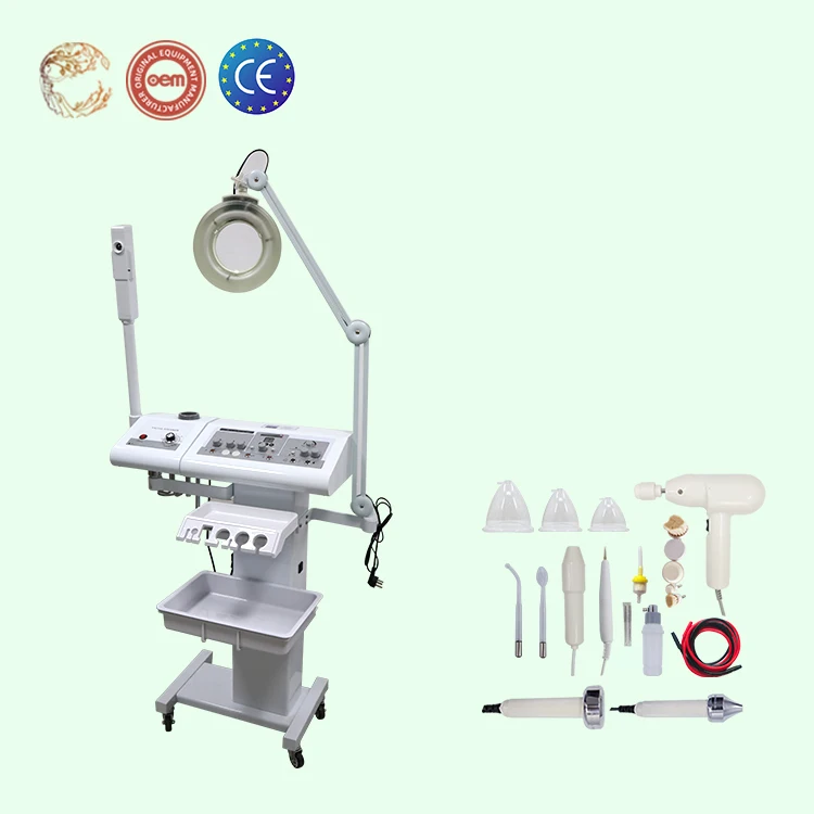 Direct Factory Supply Microcurrent 10-in-1 Facial Beauty Machine for Body Slimming & Breast Vacuum Therapy
