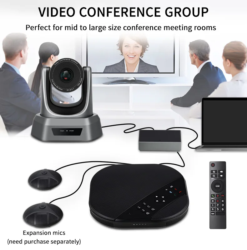 Tevova3000 Camera Ptz Video Conferencing Camera With Microphone Array