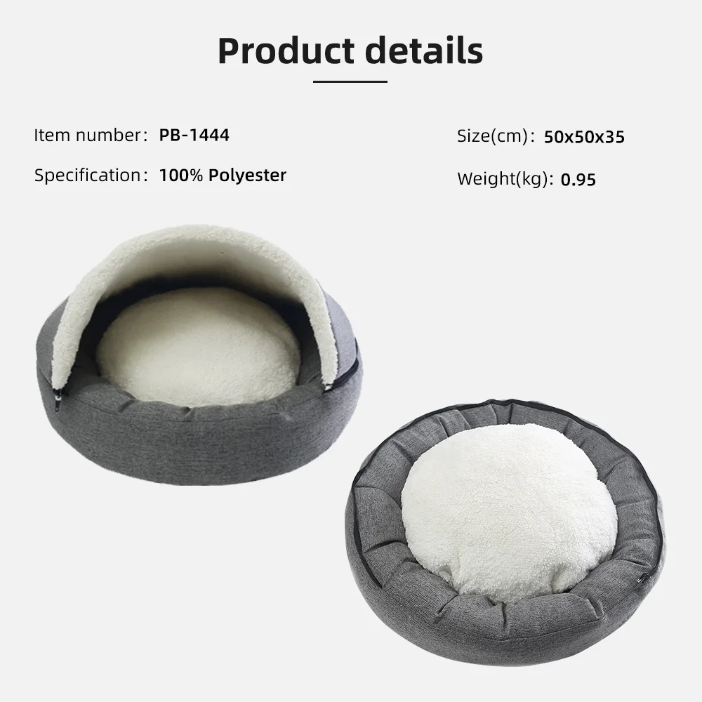 Wholesale Soft Machine Washable Removable Cover Rectangle Custom Pet P - product detail 3