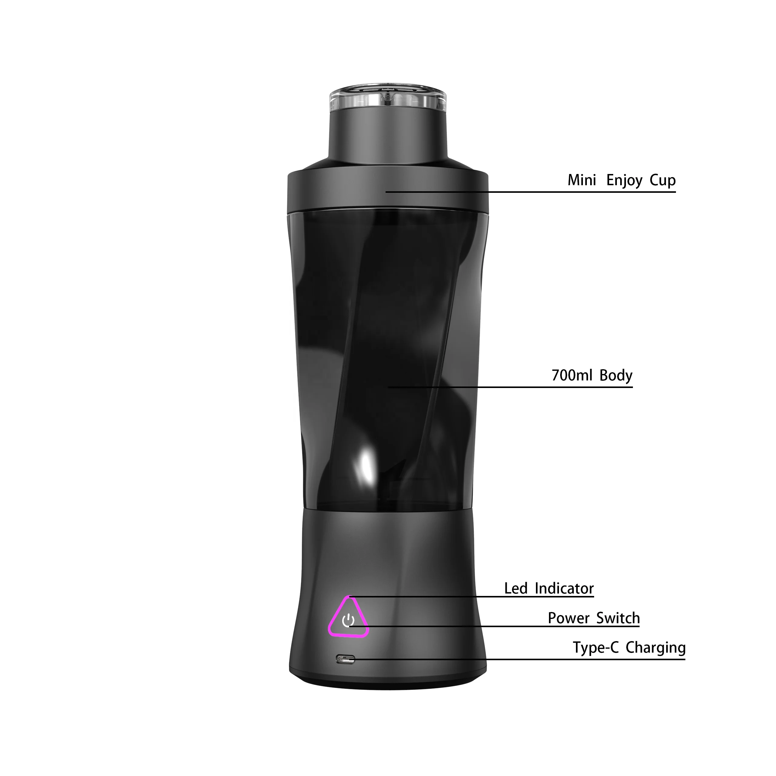 Portable High Power Electric Juice Extractor Cup Kitchen Juicer Multifunctional Waterproof Mixing Cup Portable Handheld Design 4