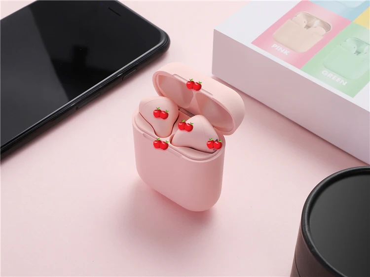 2021 Macarons Black Impods I 12 Inpods12 Waterproof True Wireless Stereo Mini Sport Earbuds I12 Inpods Audifonos Headphone - ANKUX.COM