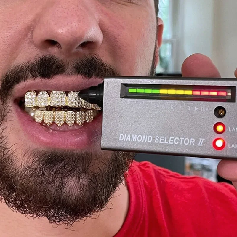 Pass Diamond Tester Teeth Grillz Custom Diy Hip Hop Bling Mouth Jewelry