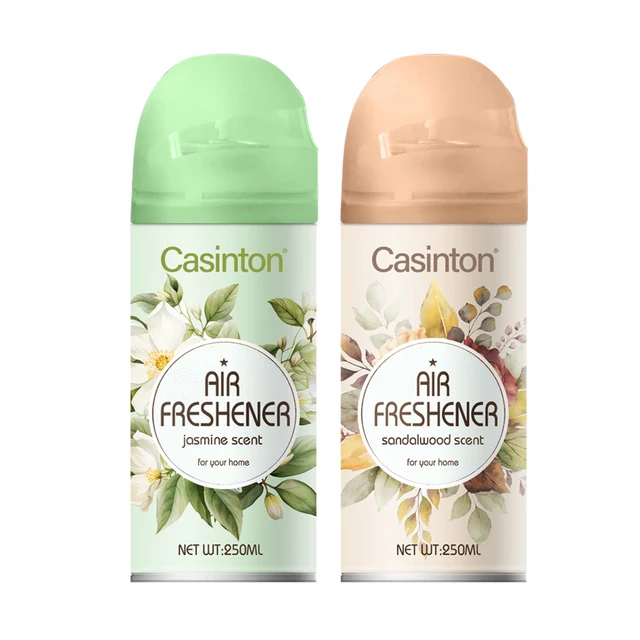Factory Price Air Fresheners with Dispenser Auto Air Diffuser 250ML 300ML Rose Scent for Car Air Freshener Spray