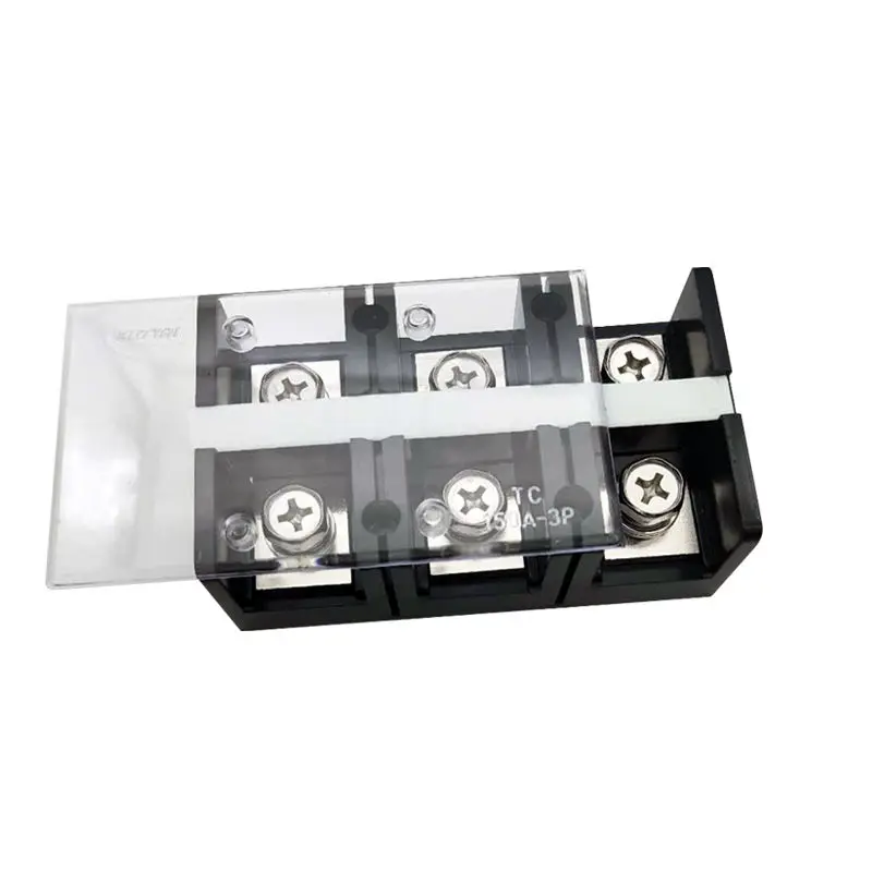 Двухрядная винтовая Клеммная колодка Серии TC, фиксированная Клеммная колодка высокого тока, соединитель проводов