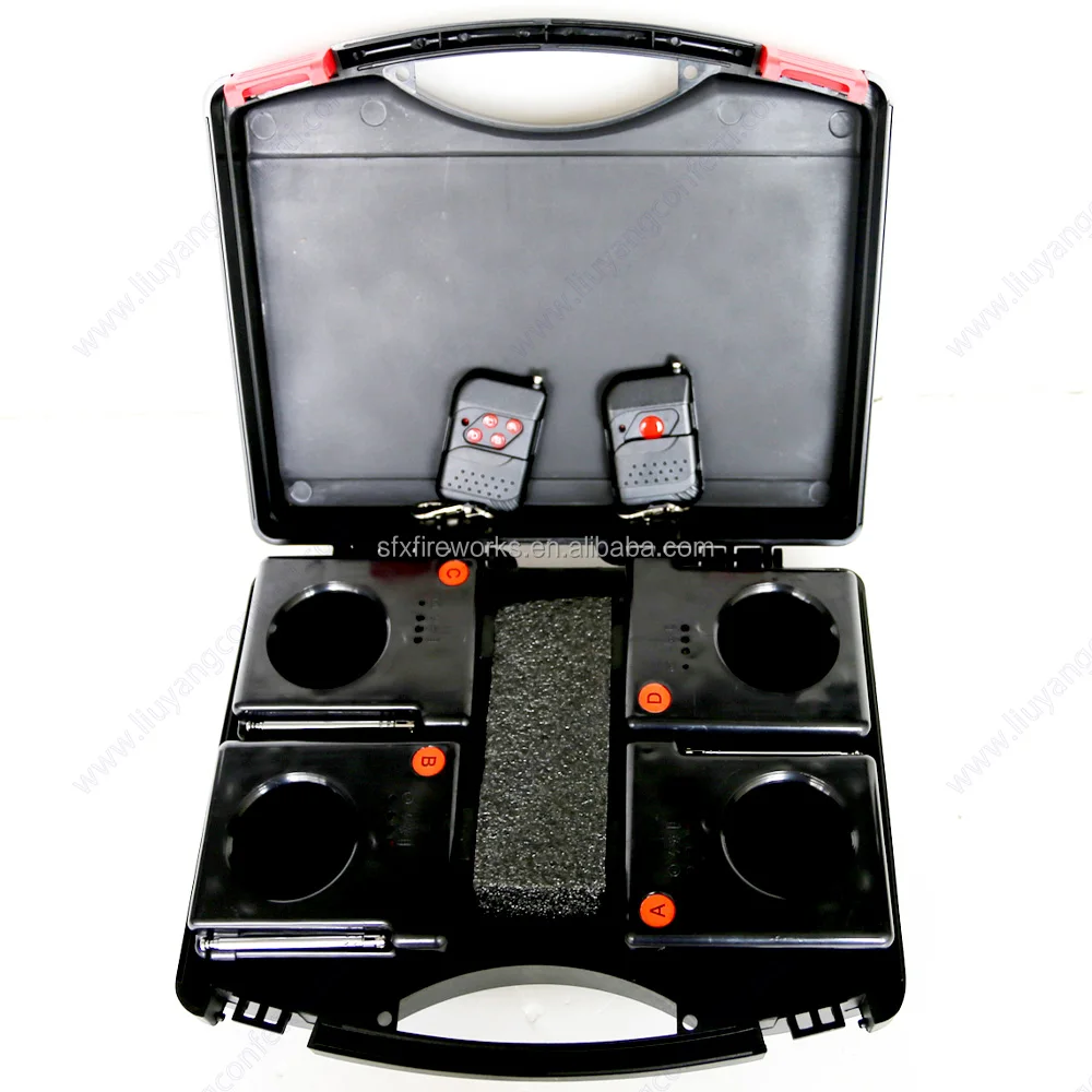 Indoor Effect Wireless Remote Control Fire Stage Fountain Fireworks Pyrotechnics Firing System Cold Pyro Machine for Wedding