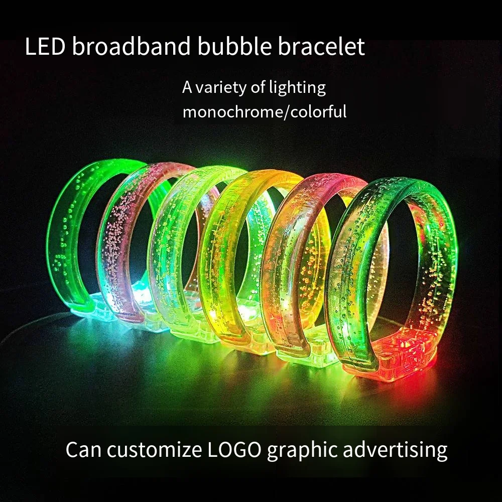 Lot 16 Bracelets LED Clignotants Multicolores – Anniversaire, Mariage, Concert, Halloween – Jouet Lumineux Enfants Adultes
