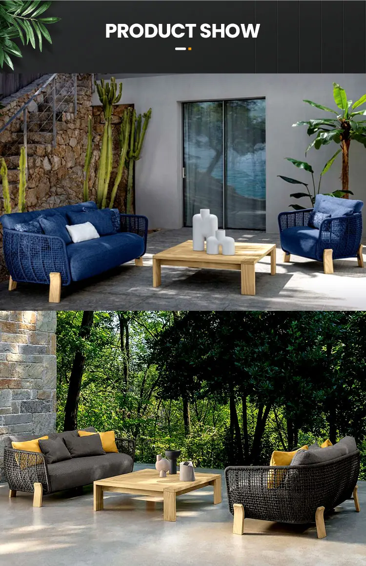 Garden Furniture Modern Style Hotel Patio Leisure Aluminum Outdoor Two