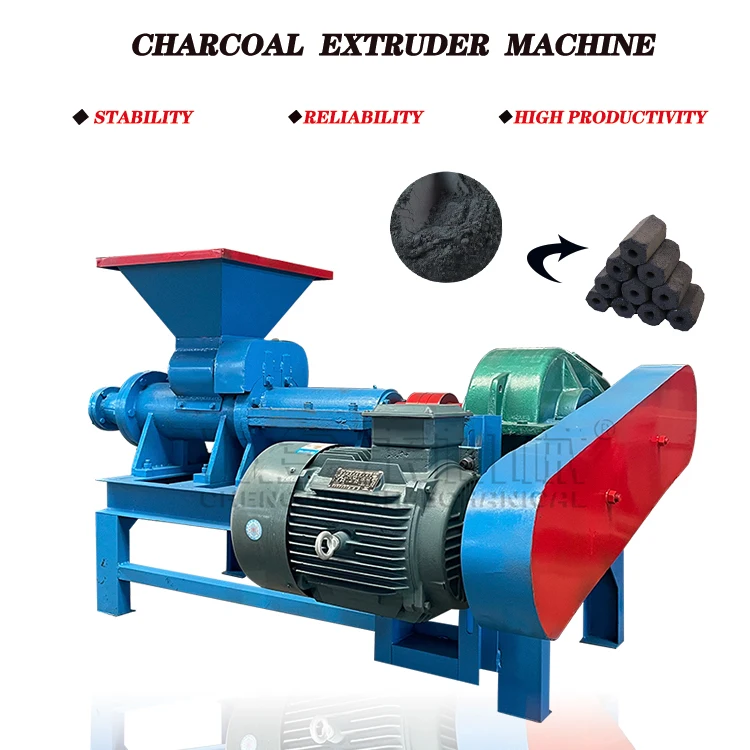 Coconut Shell Charcoal Making Machine/ Wood Sawdust Charcoal Extruder Machine/charcoal Briquette