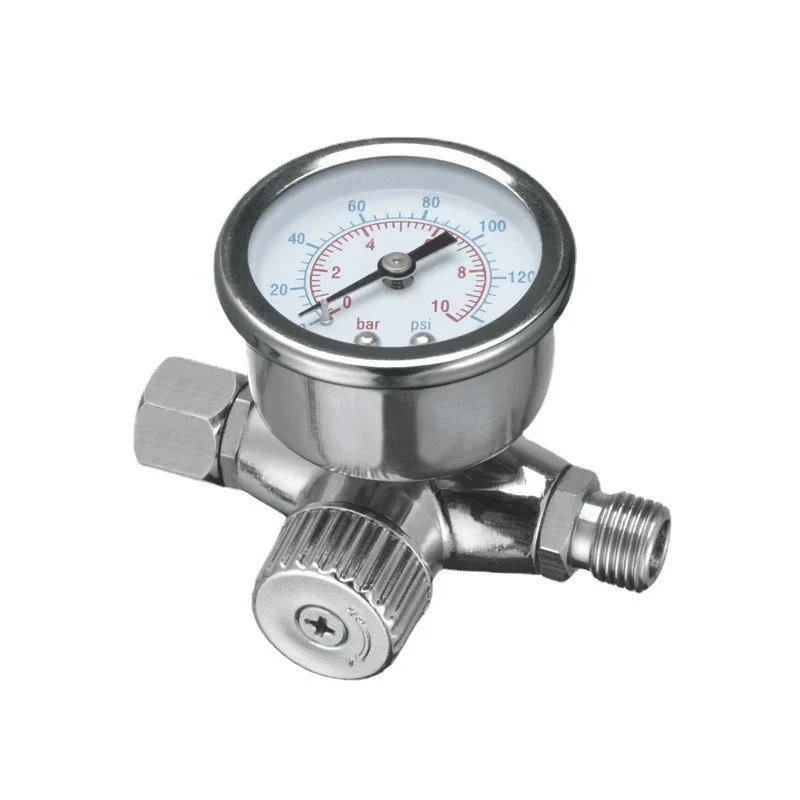 Air Adjusting Valve Regulator With Gauge For Spray Guns And Pneumatic