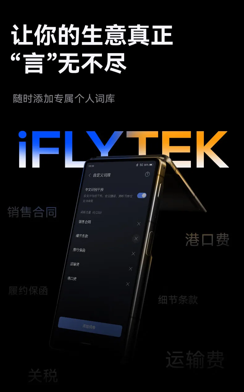 iFLYTEK Dual-Screen Translator 2.0 - Multilingual Voice to Voice ...