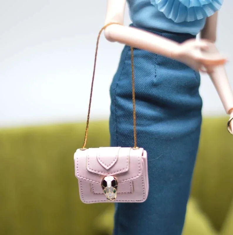 Doll bag / mini shoulder bag handbag DIY for Dollhouse / doll accessories  for 30cm BJD xinyi ST blythe Fr2 barbie doll / Xmas - AliExpress