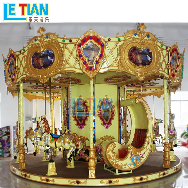 Детская игровая зона веселый круг Семейные аттракционы развлекательный парк 12 мест карусель лошади оборудование для игровой