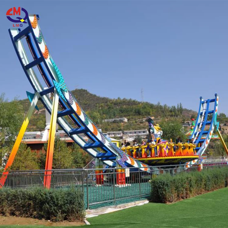 Luna Amusement Park Sliding Equipment Flying UFO Disco Rides