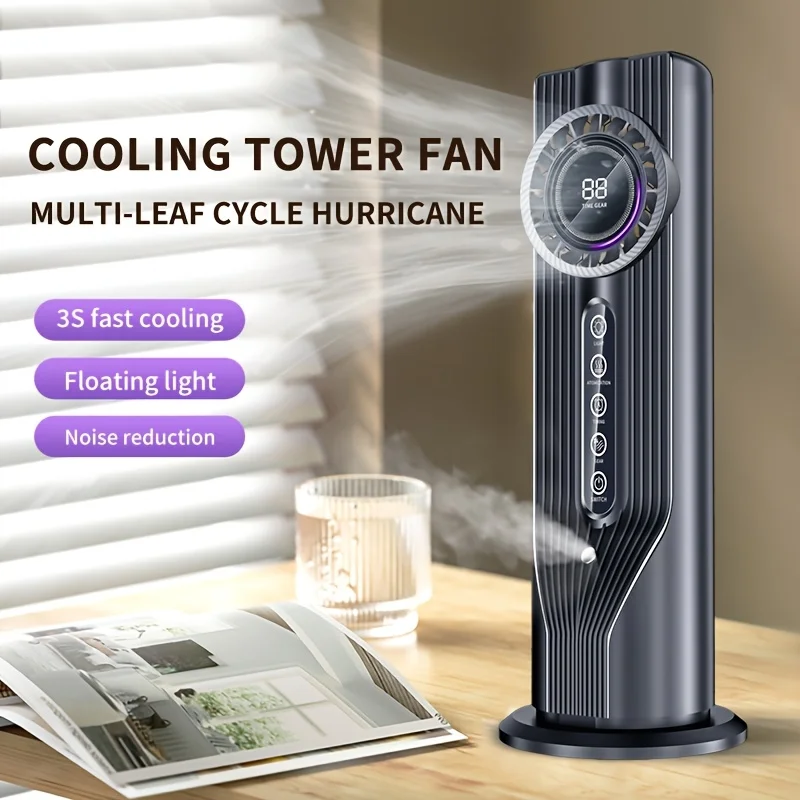 USB Multi-Function Portable Air Conditioner Fan Cooler Mechanical Control 6-Speed Adjustable Lightweight Design RV Use
