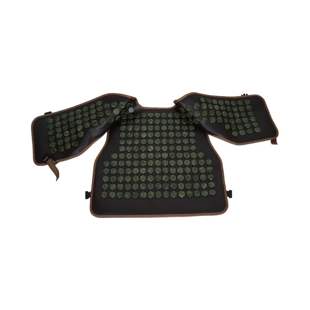 OEM Custom Safety Hexagonal Jade Tourmaline Stone Infrared Thermal Gym Heated Vest for Men Women PEMF Massage Mattress for Body