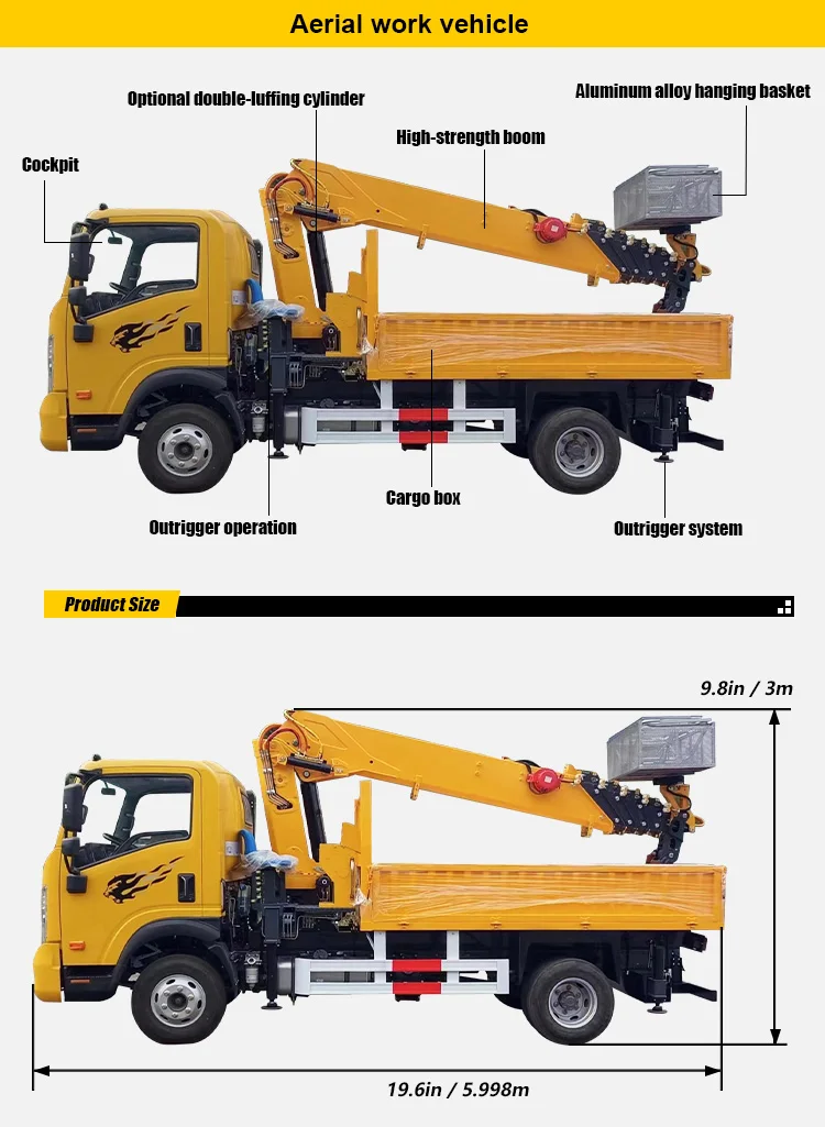 Multi-purpose Construction Crane - 12-16 Ton Truck Crane CE Certified Utility Vehicle 1