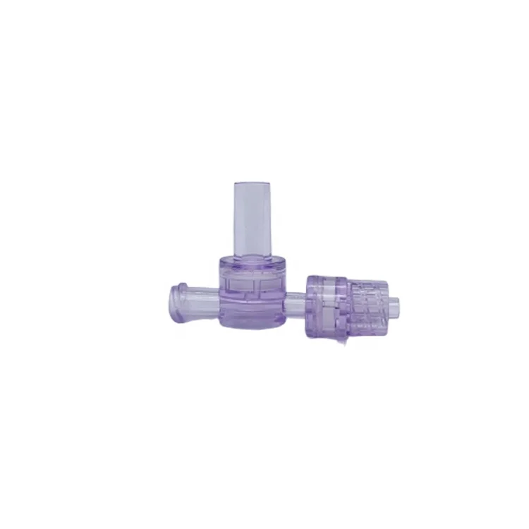 Intravenous Injection PC + SIL Three-Way Small Water Flow Control Mirco Stopcock Valve