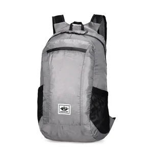 Hot Sale Custom Logo Lightweight Waterproof Foldable Backpack Fashion Style for Leisure Sports and Travel