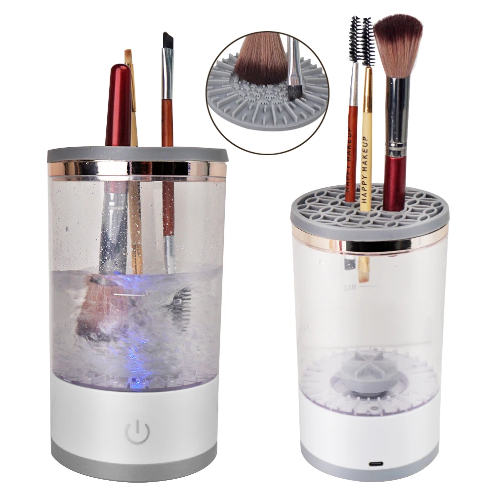 3 in 1 Automatic USB Makeup Brush Cleaner Dryer Machine Portable ...