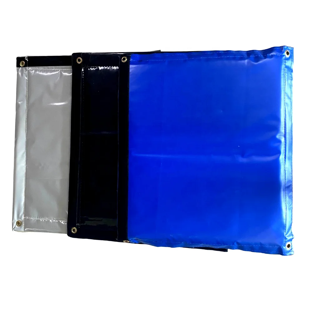 product multiple colors acoustic blanket sound barrier netting curtains soundproof curtains noise barrier blanket-8