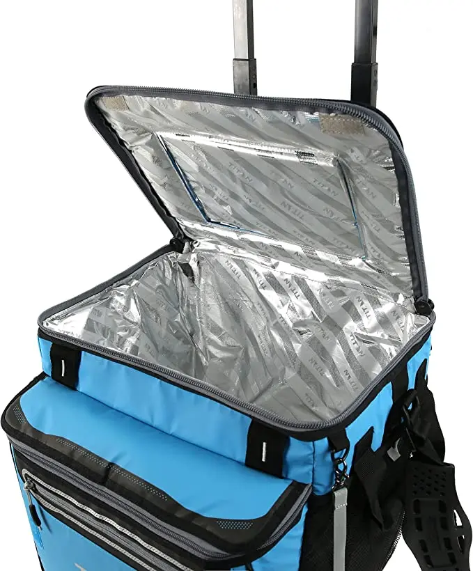 Custom Foldable Trolley Insulated Rolling Cooler Bag Insulated Rolling