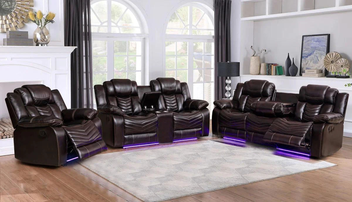 Cool Leather Couch Power Recliner Photos