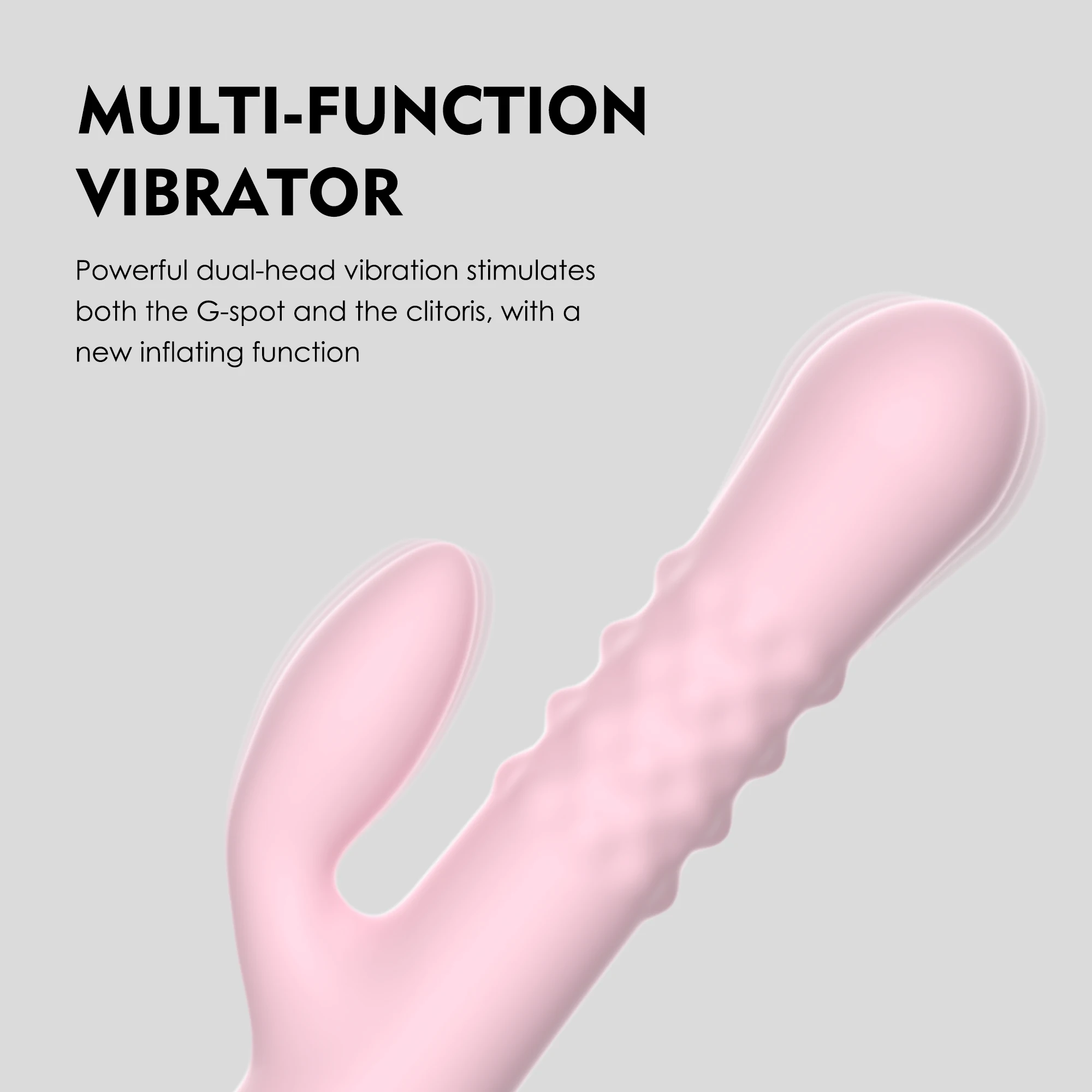 WINYI 2023 New Thrusting Rabbit Vibrator Sex Toy Wholesale G Spot Clitoal Stimulating Expandable Vibrator for Women