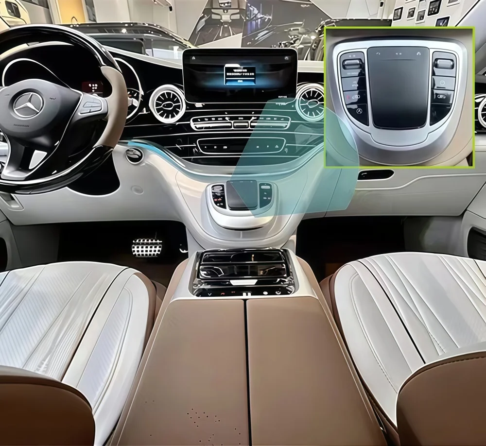New Touch Mouse Upgrade for Mercedes Benz C- E-Class GLC CLS 2015-2019 Modified Central Panel Multimedia Automotive Mouse