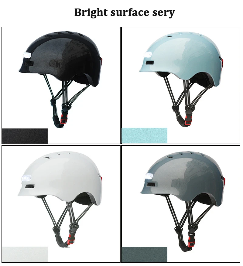 Hotsale Road Bike Skate Electric Scooter Helmet With Usb Rechargeable