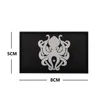M00352-2 Pulpo internacional reflectante negro dorado (cuadrado)