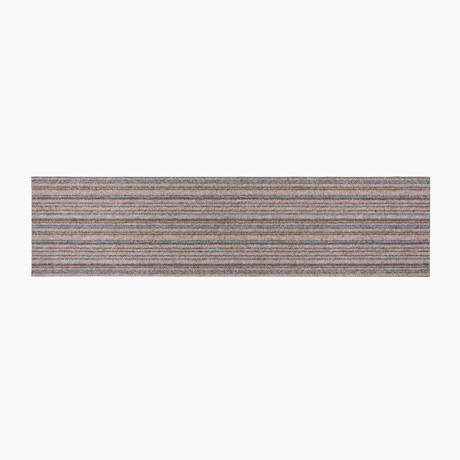 Premium Quality Rectangular Loop Pile Carpet Tiles With Stripes In Gray