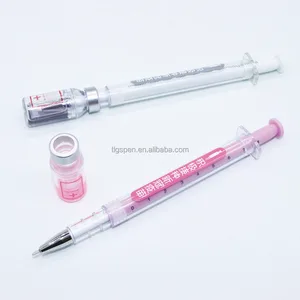 Liquid Syringe Injector Shape Gel Pen for School Cute Nurse Student Writing Stationery Halloween Wacky Dress up Cosplay